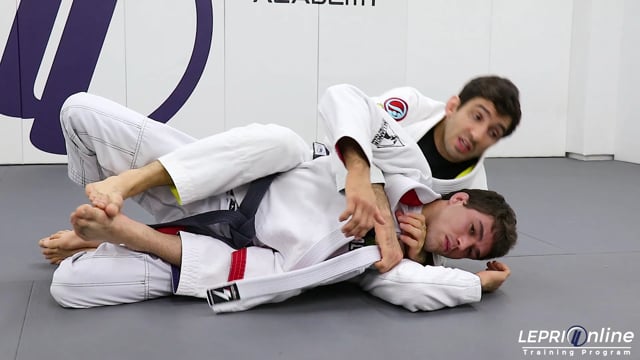 Lapel and Collar Choke from Back Control