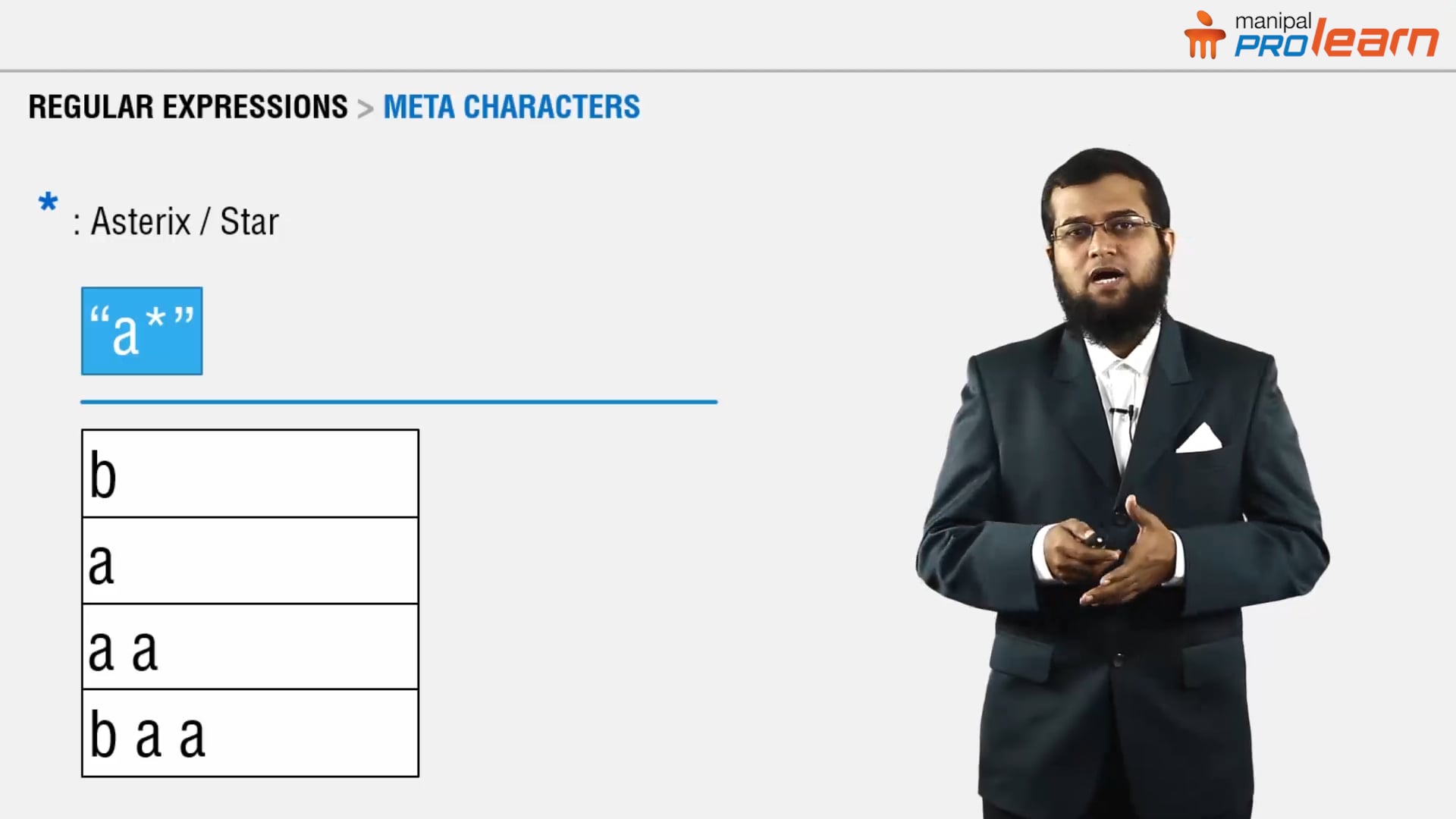 Lecture 1 - More Regular Expressions on Vimeo