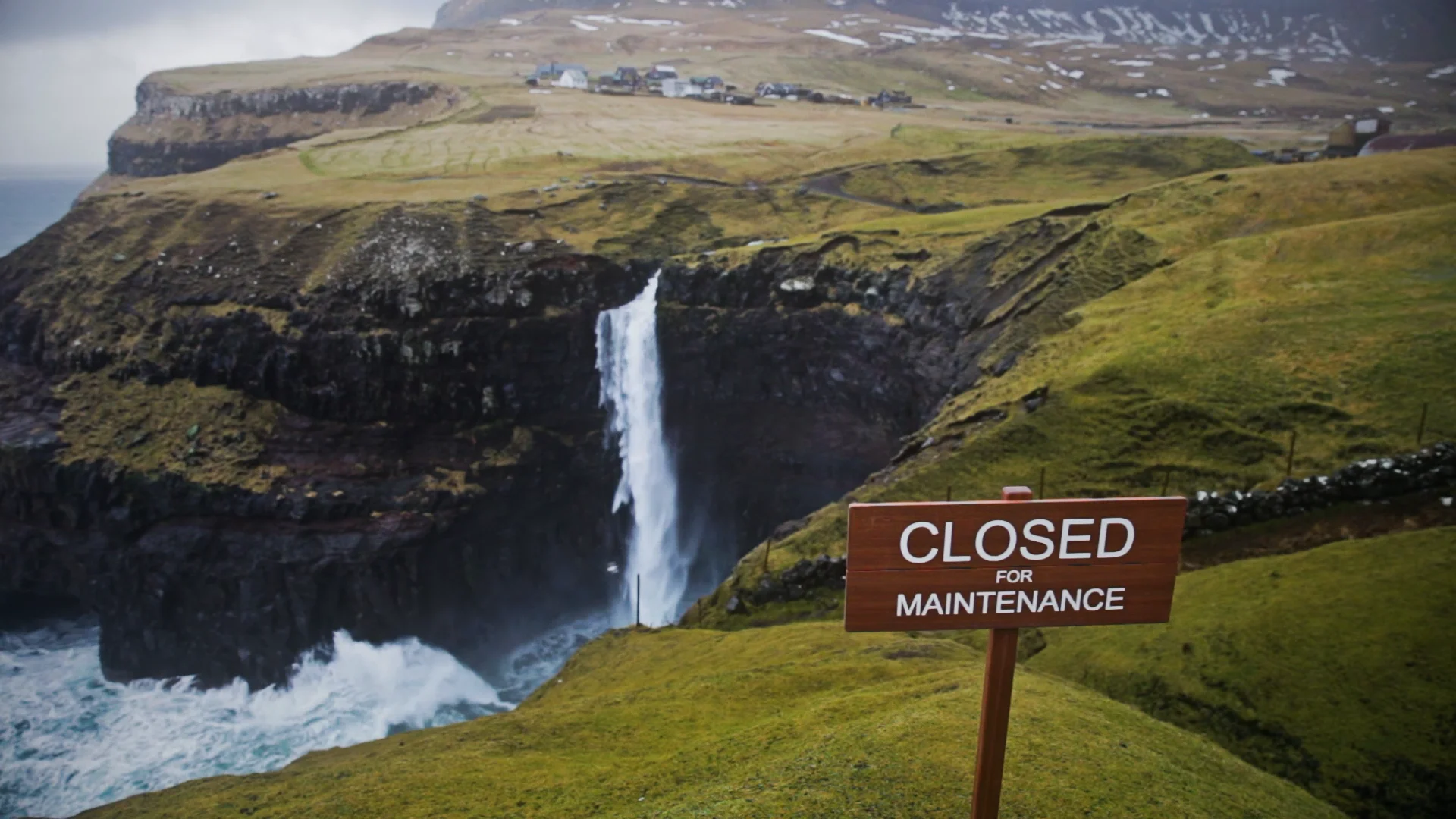 Closed for maintenance open for voluntourism