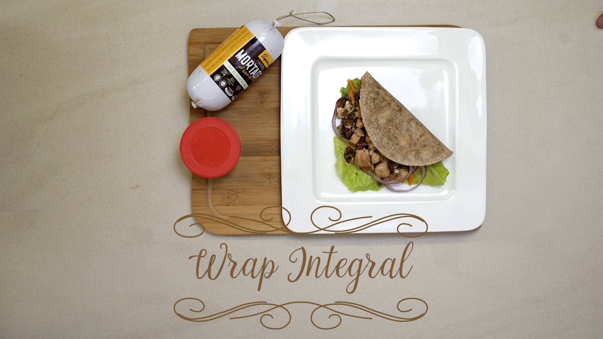 Wrap integral com mortadela vegetariana on Vimeo