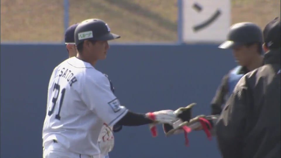 【ライオンズ春季キャンプ】ライオンズ・ルーキーの佐藤が初の紅白戦でタイムリー!! 2019/2/16