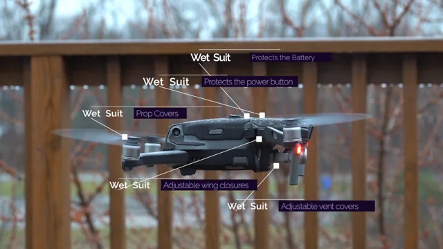 Flying mavic pro in clearance rain