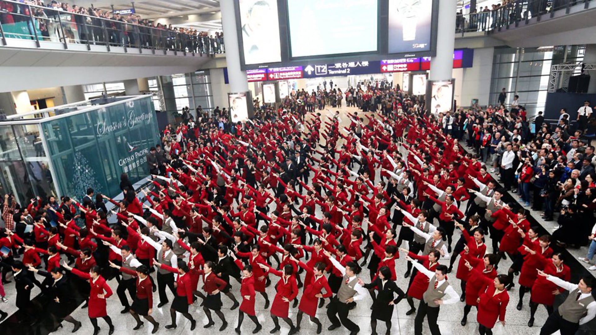 Cathay Pacific - HKIA Flashmob