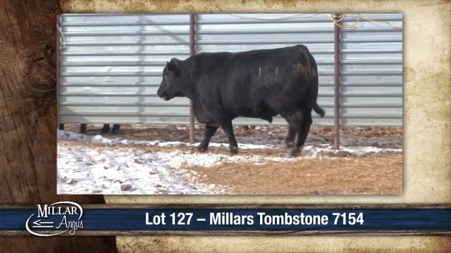 Lot #127 - MILLARS TOMBSTONE 7154