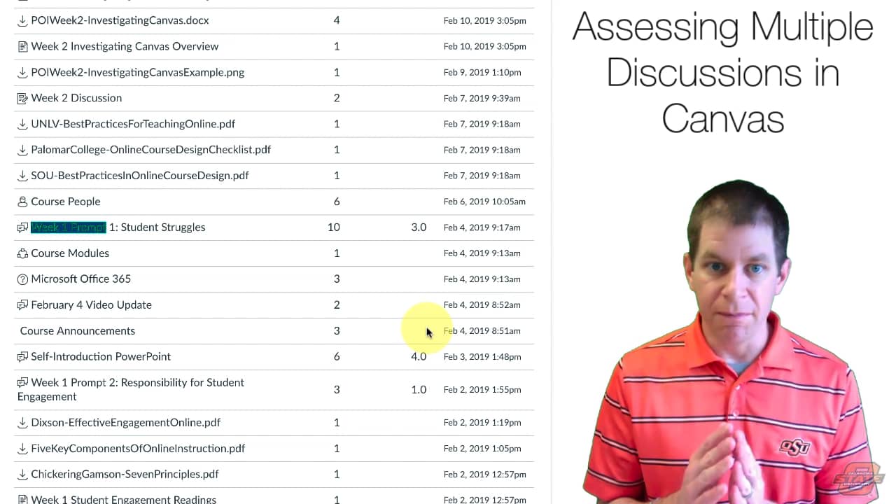 Canvas Assessing Multiple Discussion Board Prompts on Vimeo