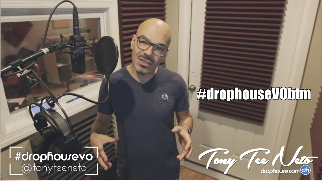 DropHouseVO Behind The Mic - Create Drops & Voiceovers -  PhDJ Podcast - Tony Tee Neto