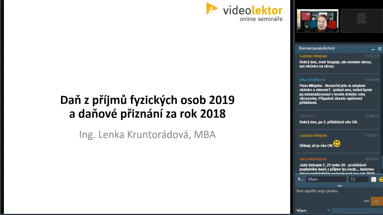Daň z příjmů fyzických osob 2019 a daňové přiznání za rok 2018