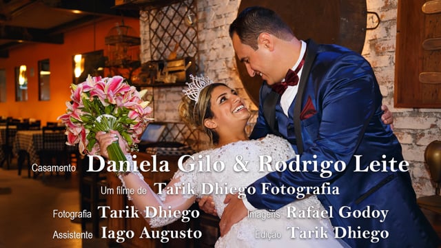 Filme de Casamento da Noiva Daniela Gilo e do Noivo Rodrigo Leite, um casamento lindo na igreja adventista e depois a festa em um restaurante