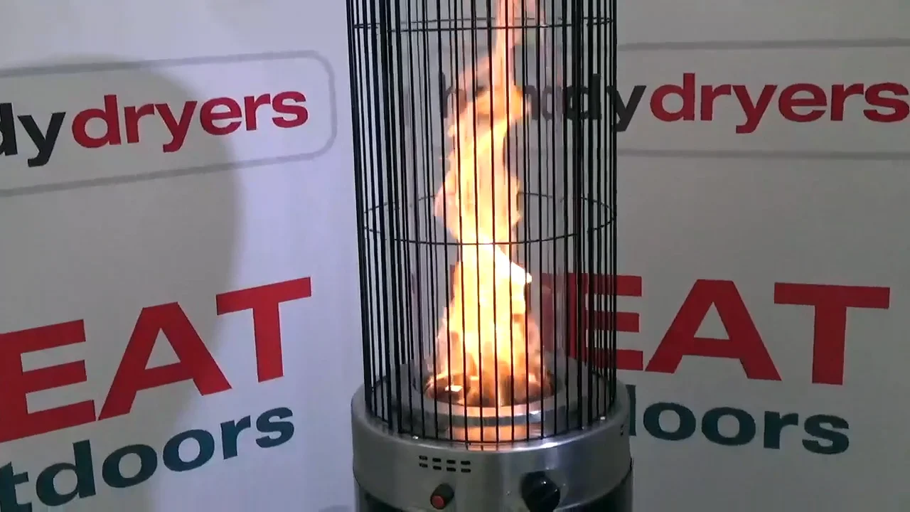 Santini ECO Flame Gas Patio Heater on Vimeo