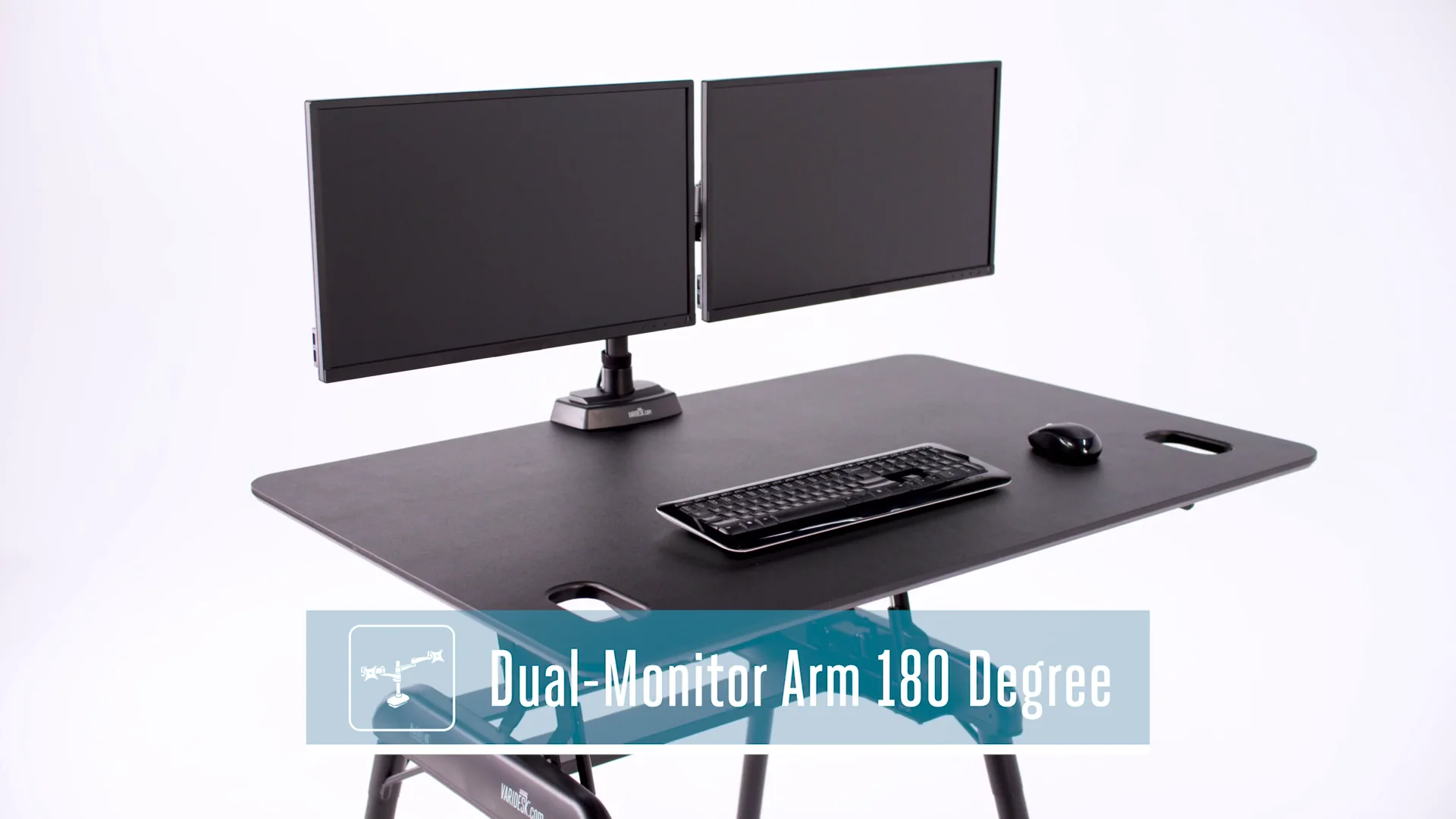 Dual-Monitor Arm 180 Degree