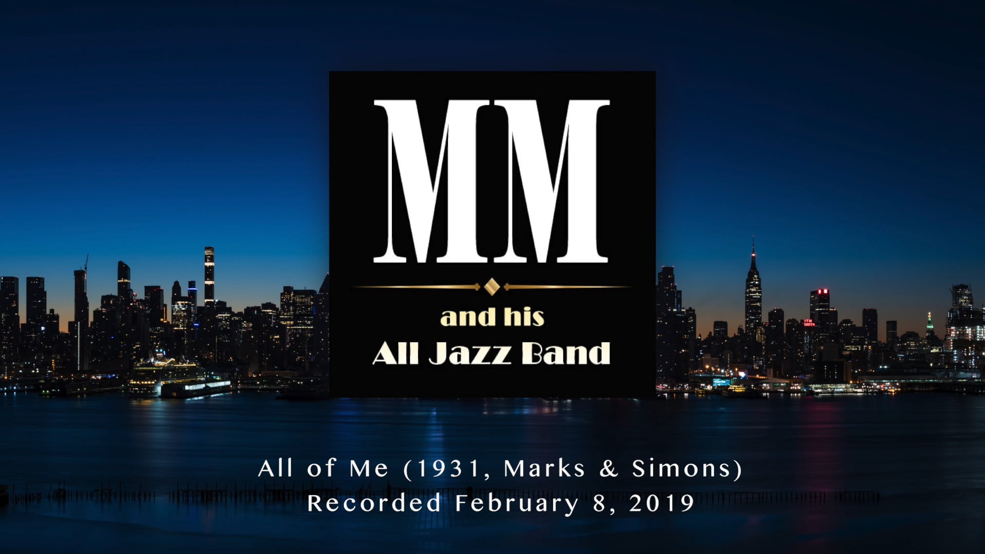 Promotional video thumbnail 4 for Michael Manzoni and his All Jazz Band