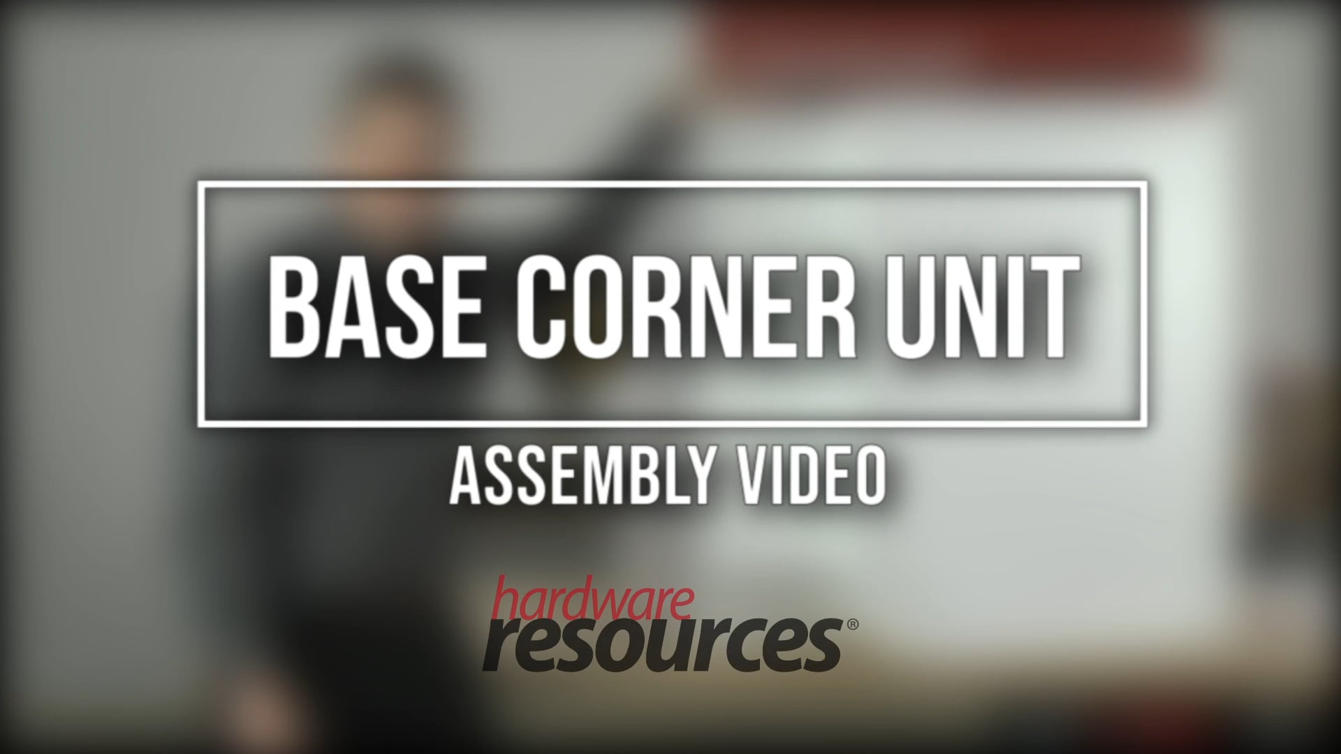 How to Assemble a Base Corner Unit