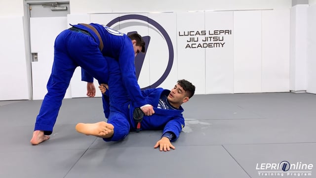 Closed Guard to Worm Guard Variation to Back Take