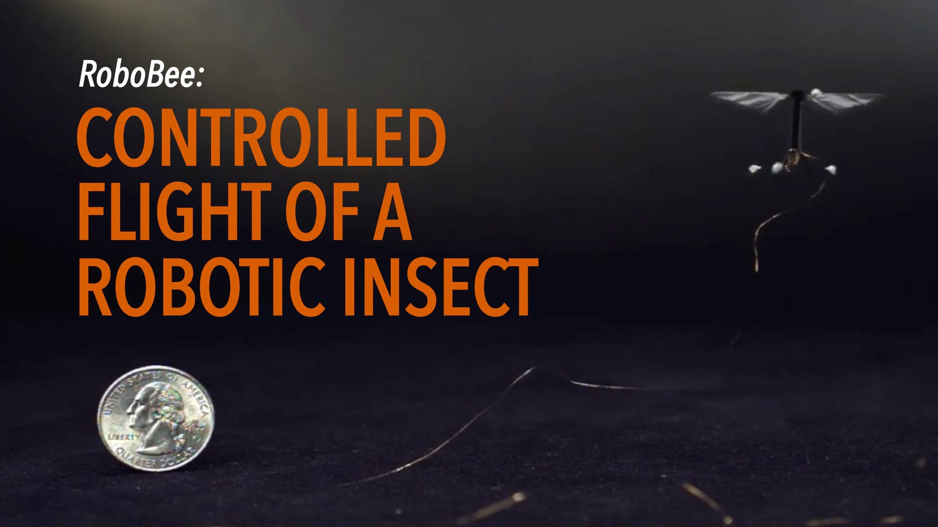 RoboBee: Controlled flight of a robotic insect