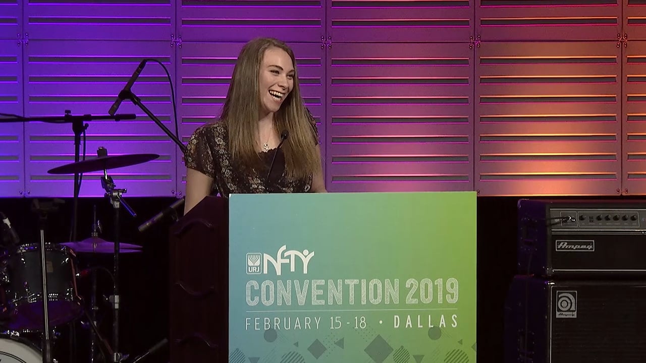 Sarah Friedman Shares How She Makes Change in the World - NFTY Convention 2019