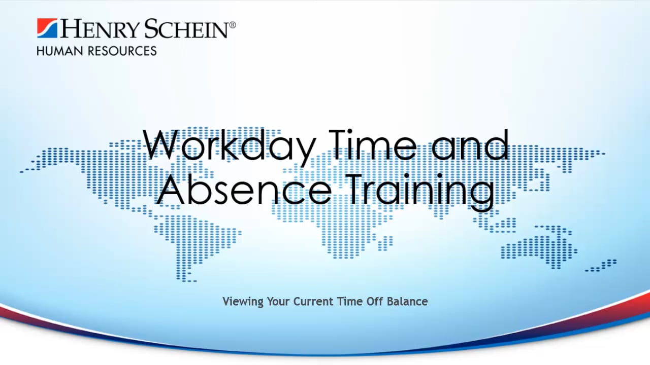 Workday Time and Absence Viewing Time Off Workday Time and Absence