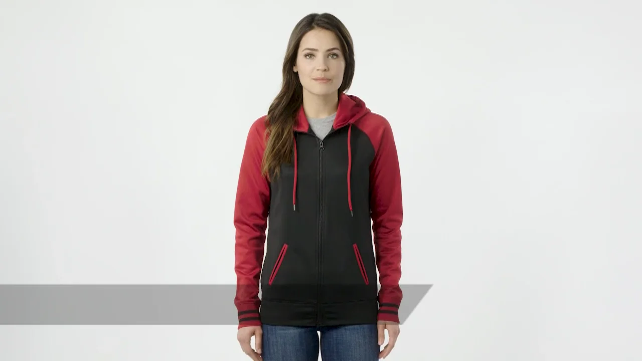 Sport-Tek - Ladies Tech Fleece Full-Zip Hooded Jacket. L248