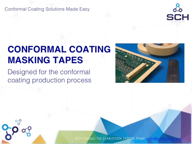 Conformal Coating Masking Tape, Laser Cut (3M Type 401)