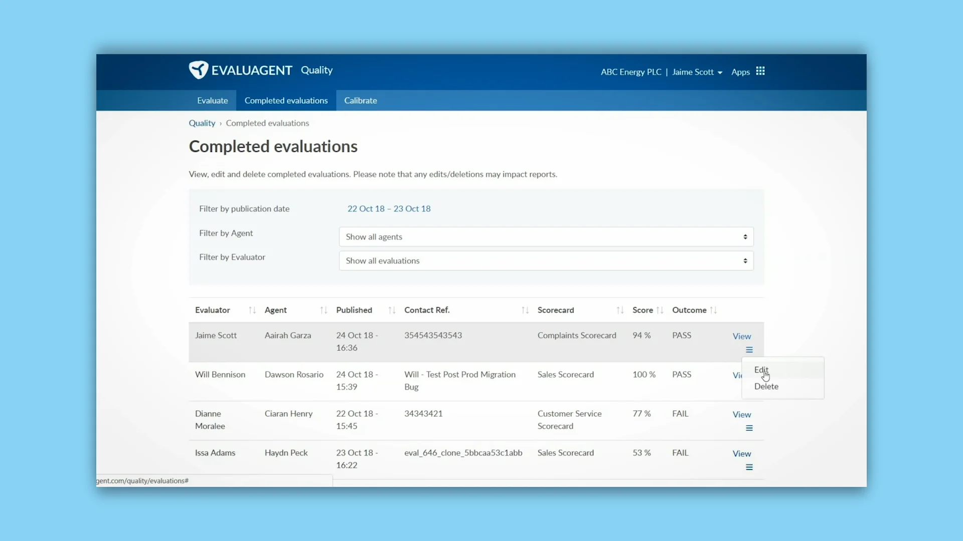 How to evaluate on Vimeo