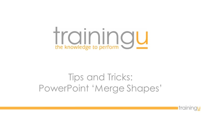 PowerPoint Tip – Merge Shapes