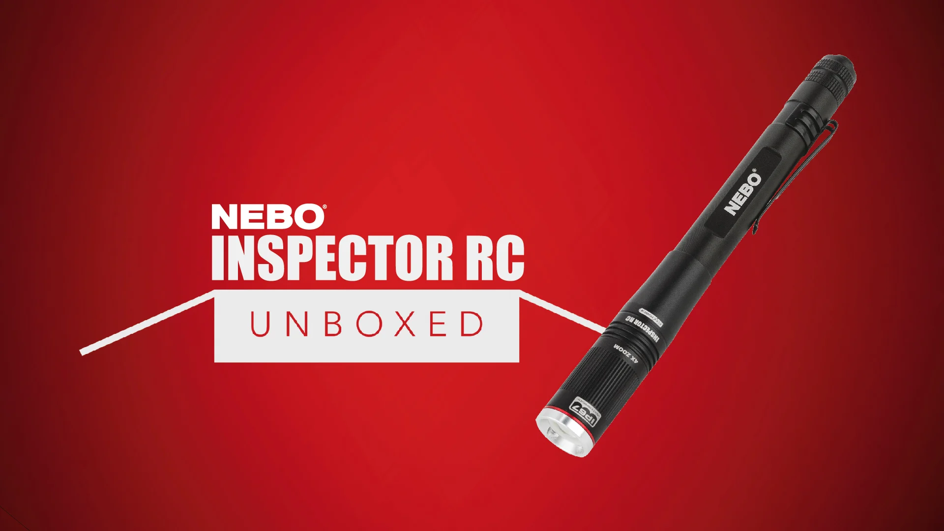 Rechargeable Pen Light Flashlight 360-Lumens: NEBO Inspector