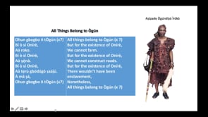 Devotion 162:2.24.2019 - Ògún and Àyẹ̀wò