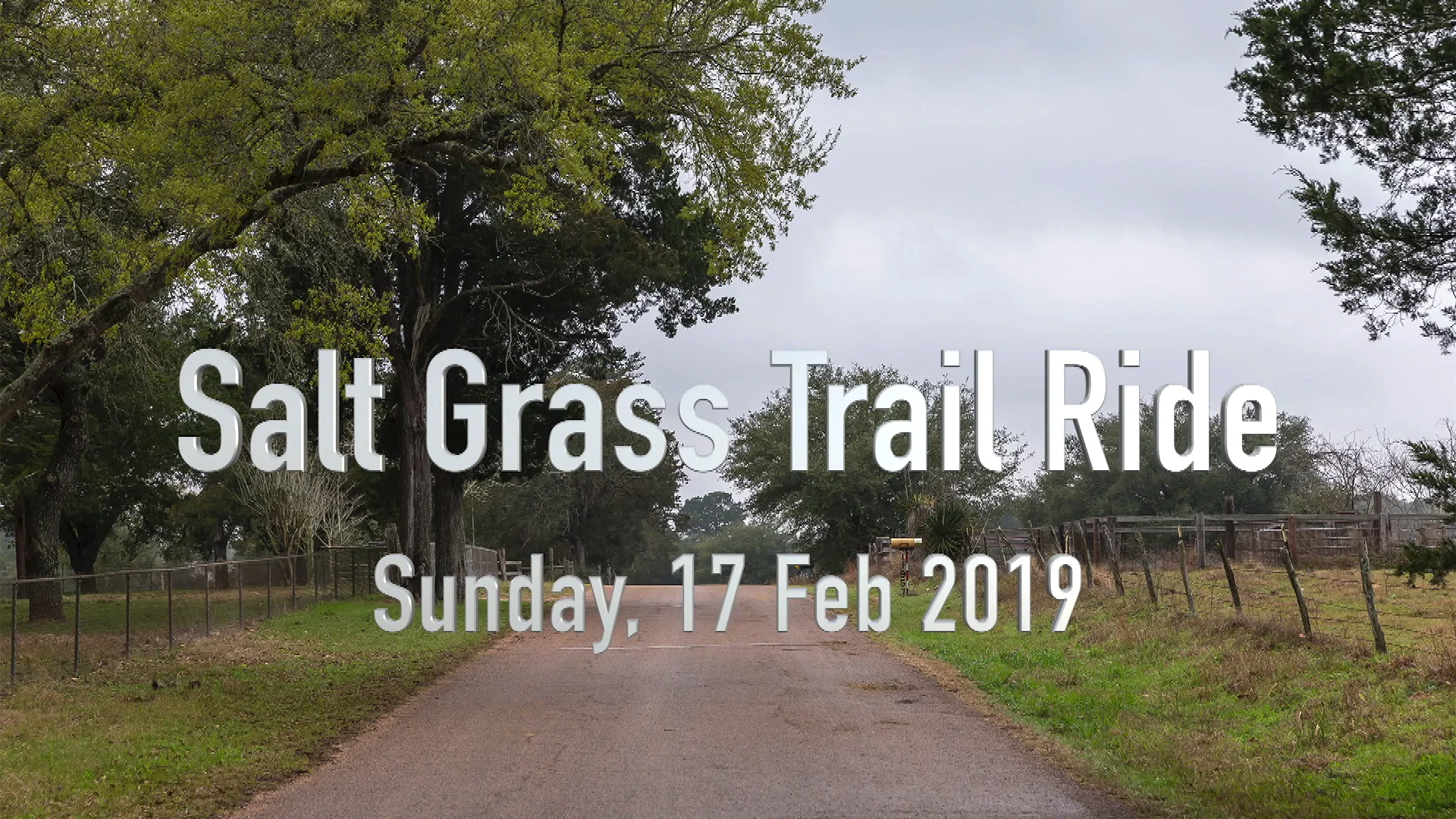 Salt Grass Trail Ride Sunday on Vimeo