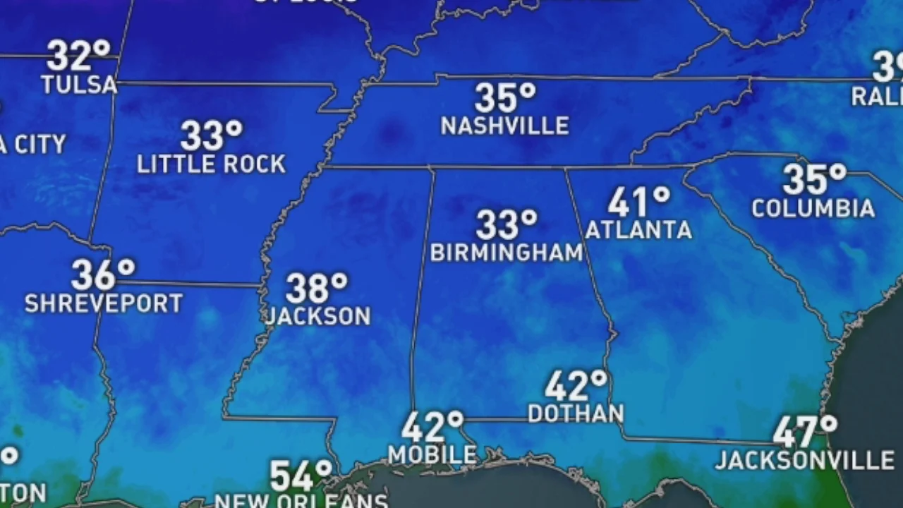 James Spann has the Alabama forecast to start the work week on Vimeo