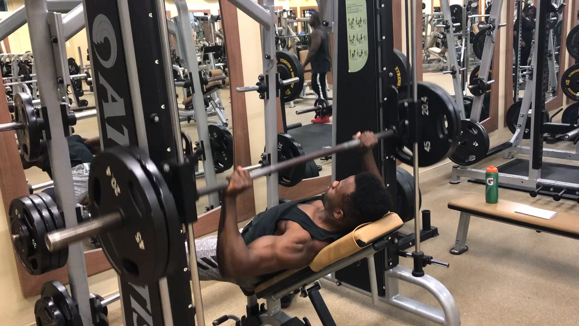 Smith Machine Incline Bench Press: Video Exercise Guide & Tips