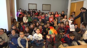 Alumnes de l'Escola Empúries visiten l'Ajuntament