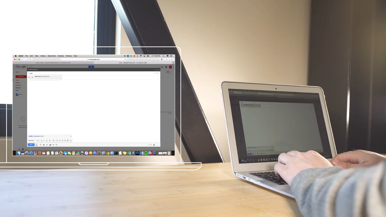 How to print from email on vimeo
