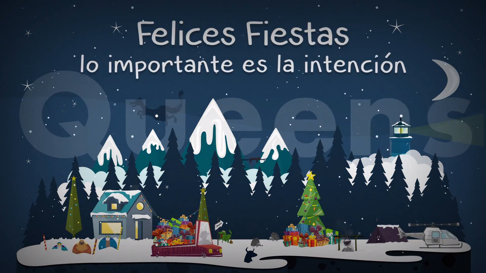 Felicitación Navideña Agencia Queens 2018. CreativosDRS. Autor: Diego Ruiz Sánchez