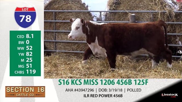 Lot #78 - S16 KCS MISS 1206 456B 125F