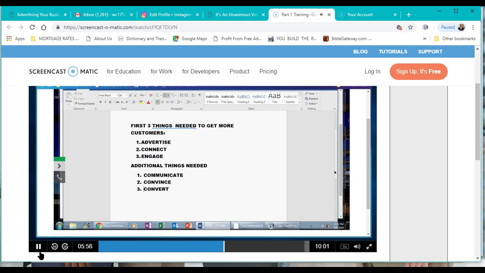 Webinar Example 2019