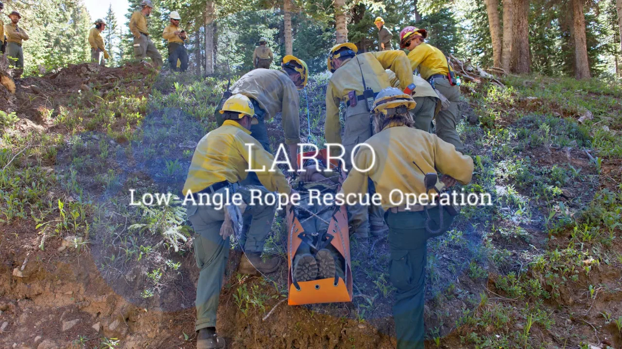 Low Angle Rope Rescue Operation Training on Vimeo