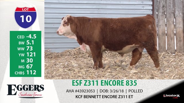 Lot #10 - ESF Z311 ENCORE 835