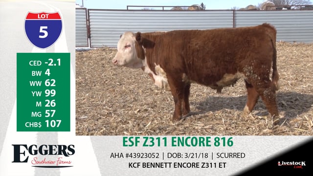Lot #5 - ESF Z311 ENCORE 816