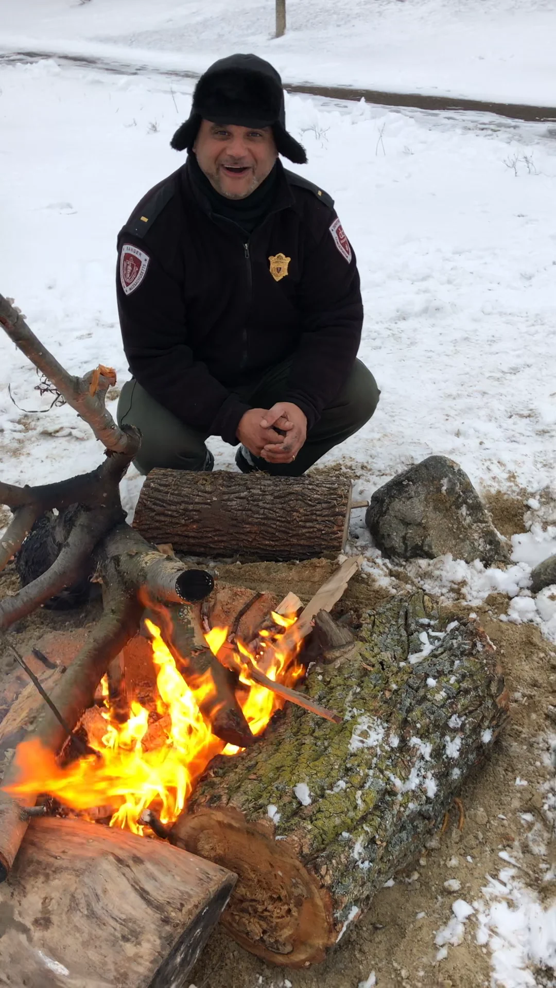 DCR Park Ranger Explains How to Keep Campfire Going 3/2/19 Constitution ...