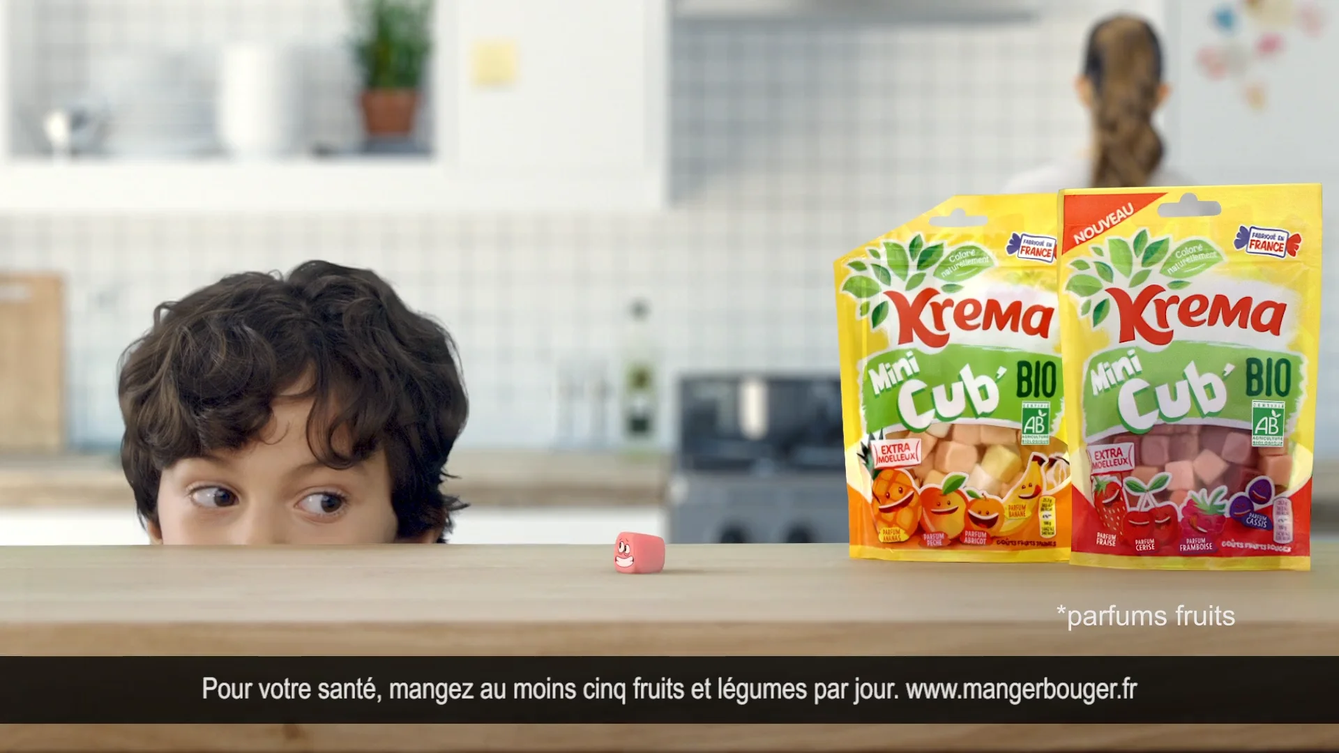 Krema Mini Cub' Bio, Les bonbons bio