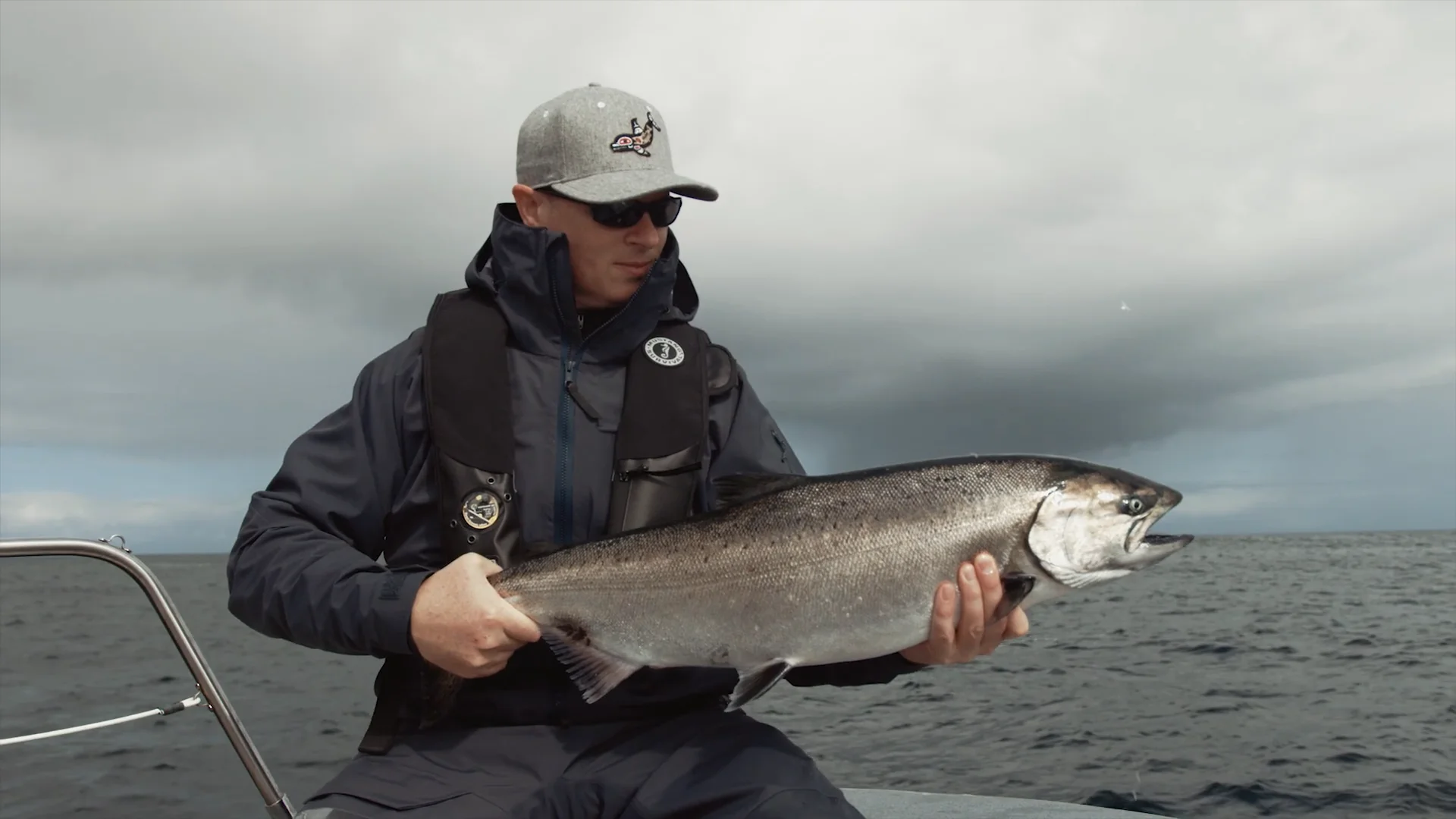 BIG Salmon Fishing & Crabbing with My Uncle (BIG Coho Salmon Plug Takedown  on Camera!) 