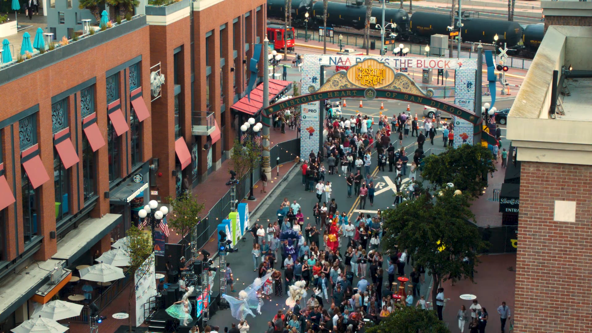 NAA Block Party in the Gaslamp Quarter