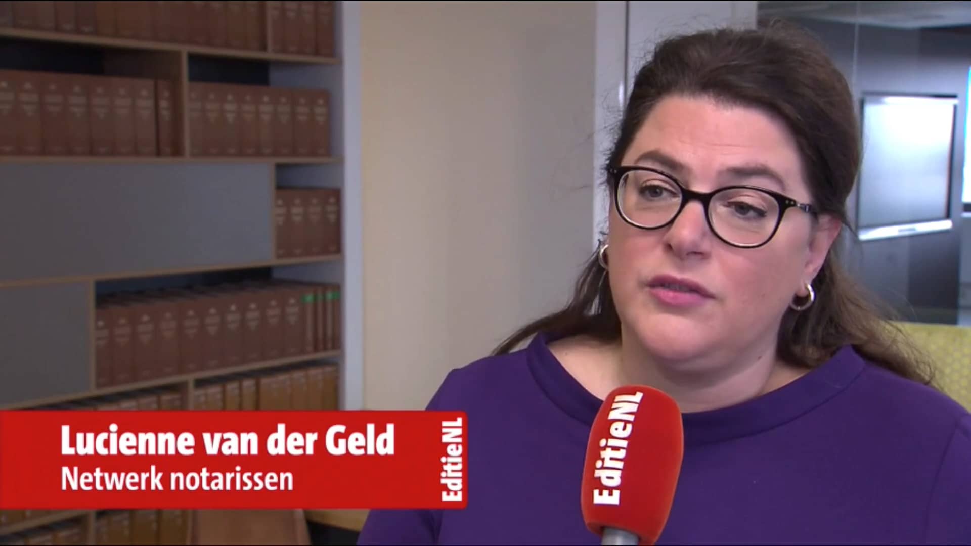 Lucienne van der Geld in EditieNL 4 maart 2019 over rechtszaak erfenis ...