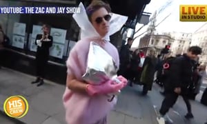 Fake Model Wears Ridiculous Outfit to London Fashion Week