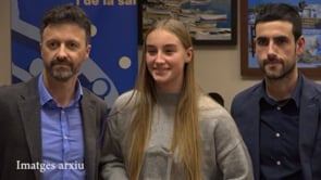L'atleta Aitana Radsma queda campiona de Catalunya en els 60 m tanques