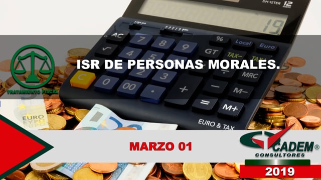 ISR de personas morales.