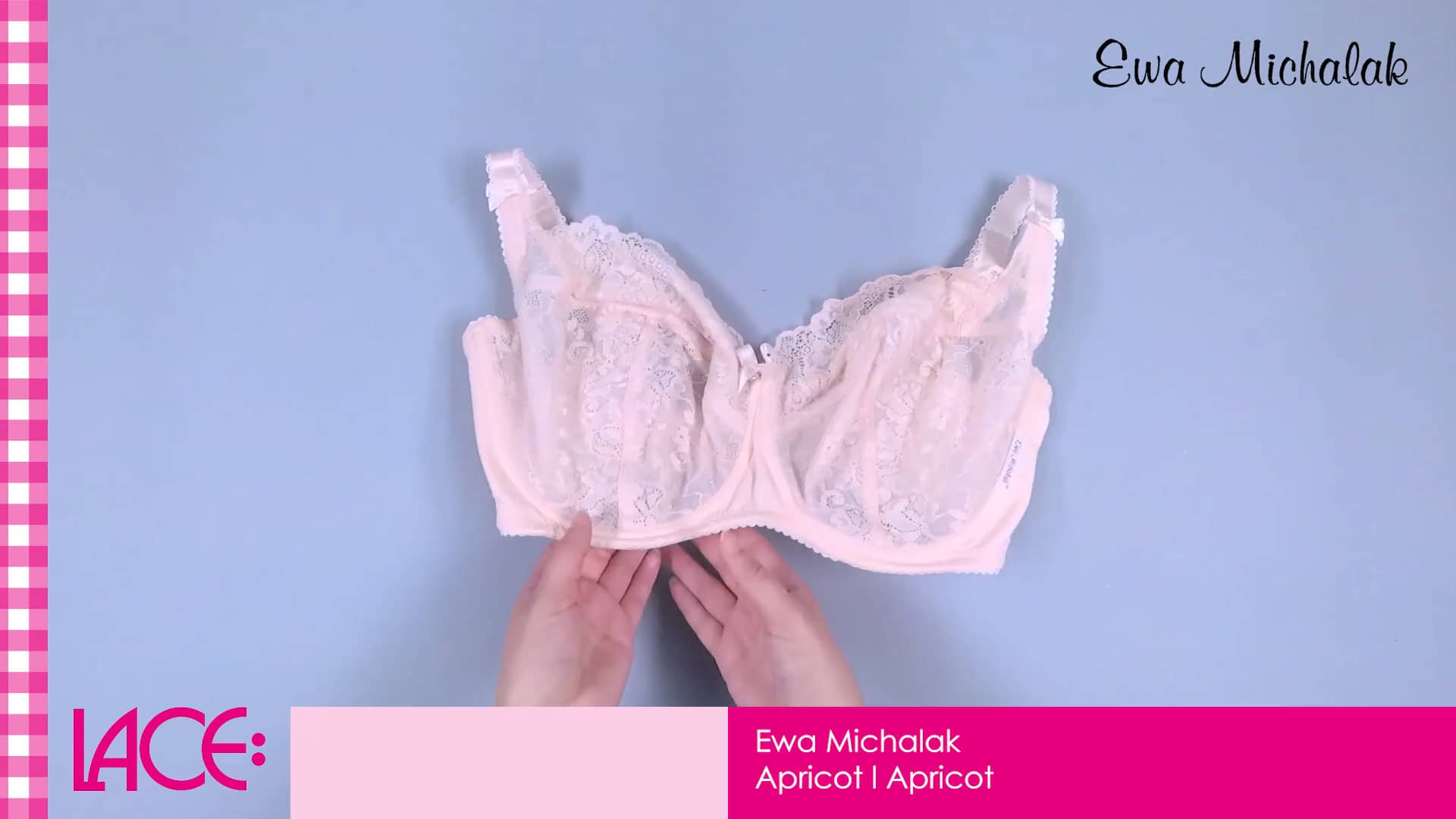 Ewa Michalak Apricot Dessous Lingerie Bra 75H Lace.eu on Vimeo