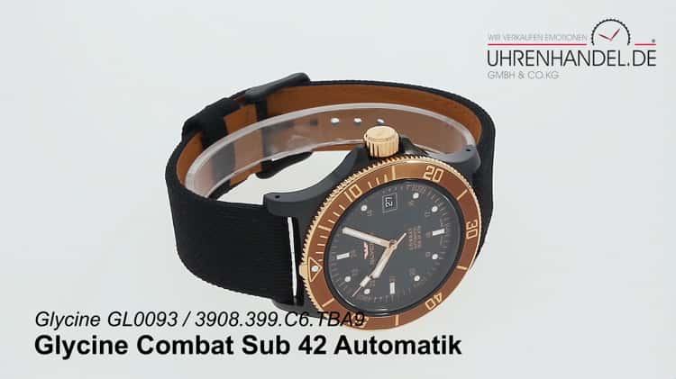 Glycine Combat Sub 42 Datum Automatik GL0093 3908.399.C6.TBA9 on