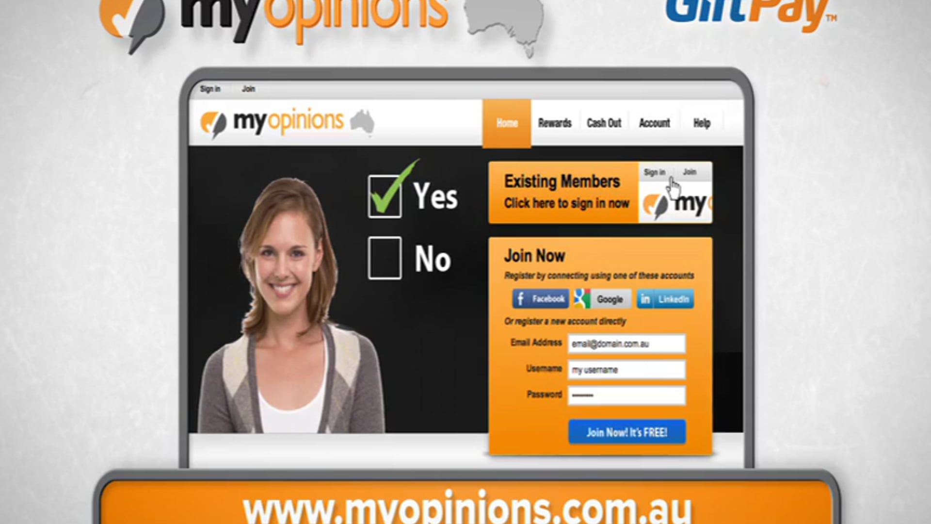 My Opinions Television Commercial