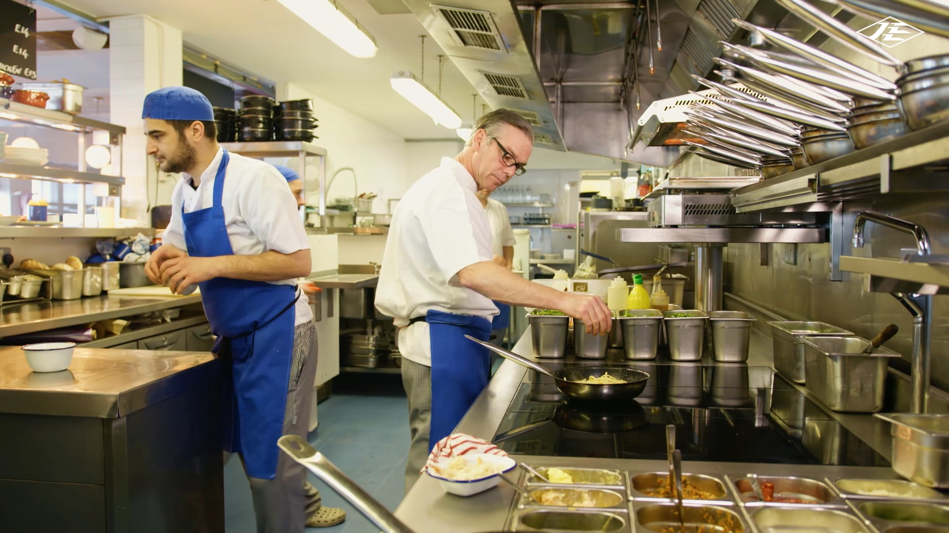 Chefs working in El Tico's kitchen