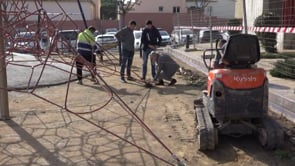 Es reforma el parc infantil de Plaça Catalunya
